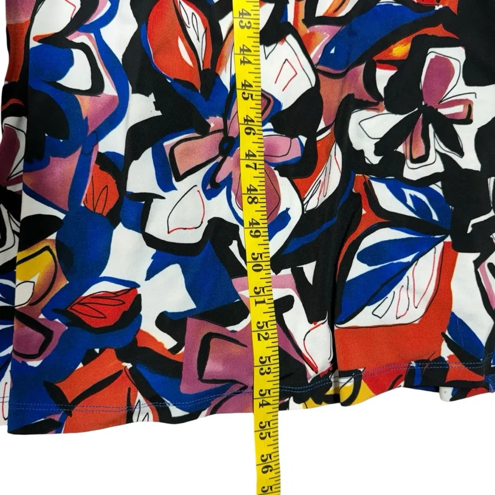 Eloquii Kimono Maxi Faux Wrap Dress Hawaiian Floral Long Sleeve Plus Size 18 - Image 15