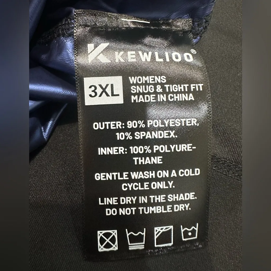 Kewlioo Woman Sweat Shirt Compression Heat Trapping NWOT Black Size 3X - Image 9