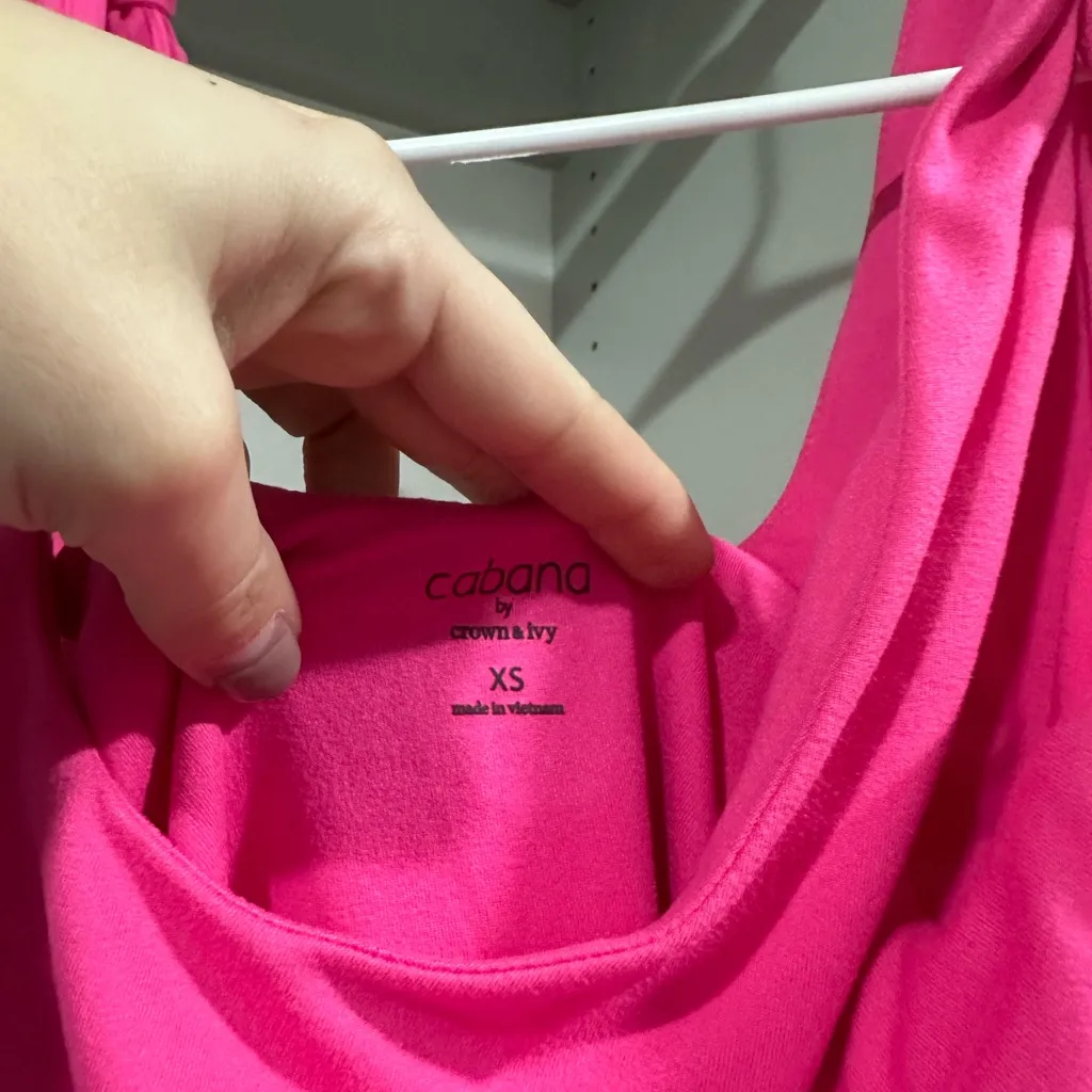 Crown & Ivy Pink Bodysuit - Image 3