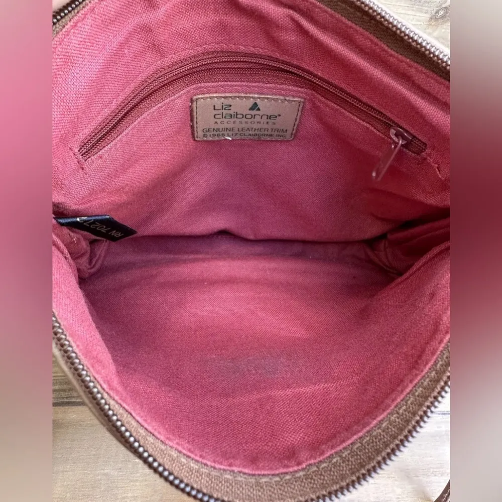 Vintage Liz Claiborne Little Red Purse Handbag - Image 9