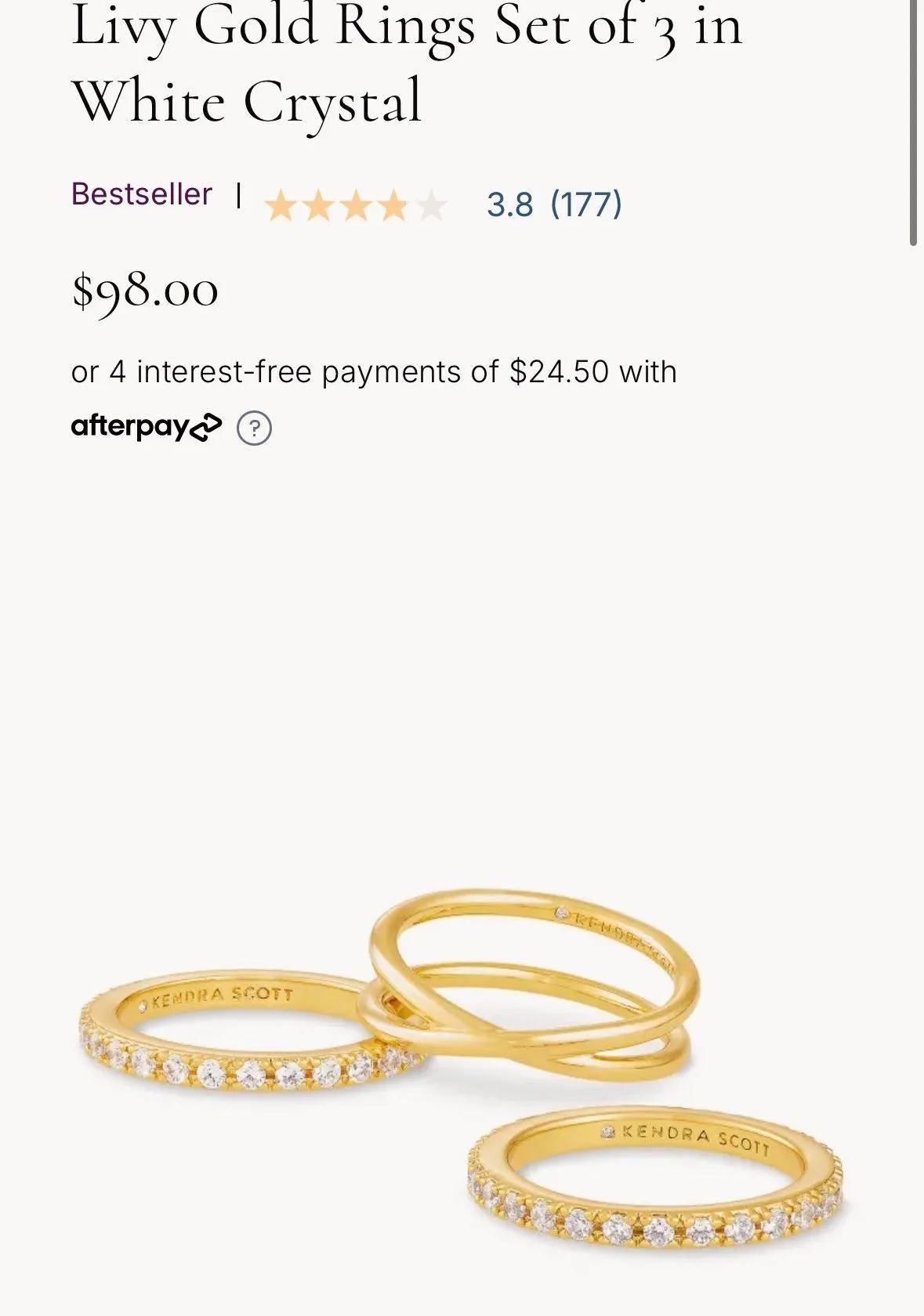 Gold Ring Stack - Image 2