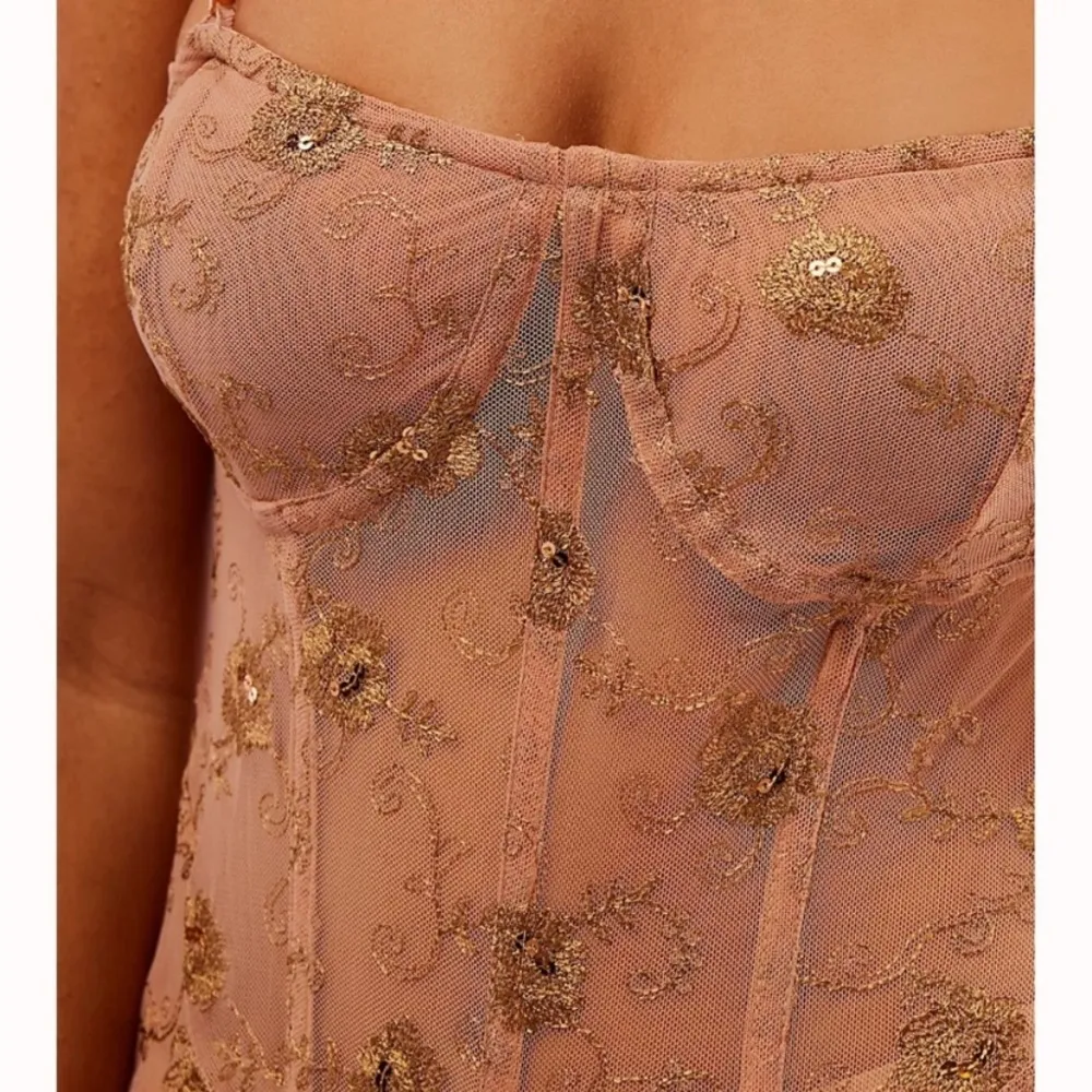 Free People Intimately Womens Want To Know You Embellished Maxi Dress Size XS - Image 3