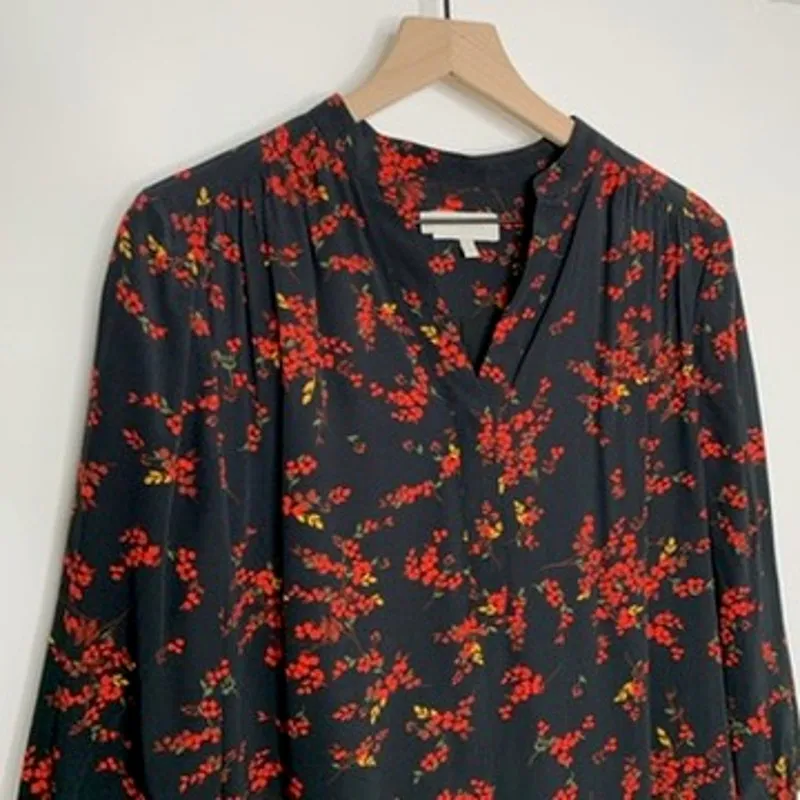 Hobbs London Katarina Floral Tunic Mini Dress US Size 6 Womens - Image 6