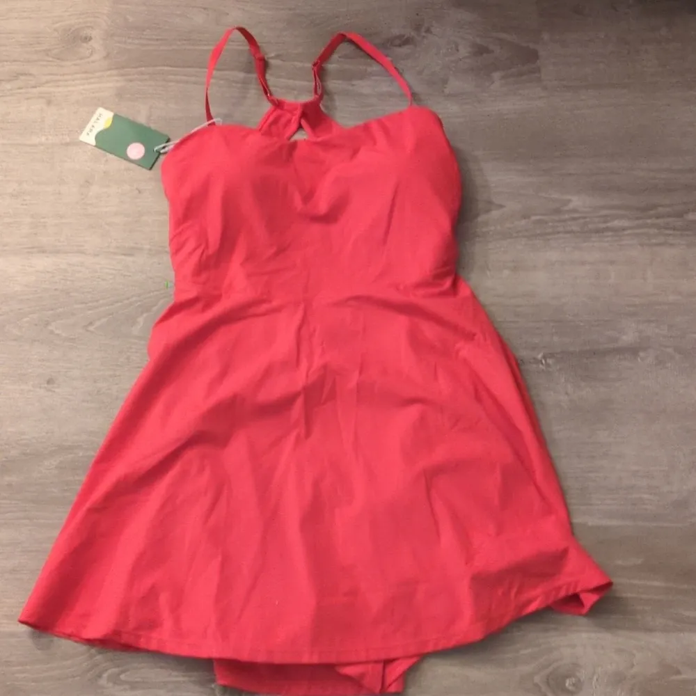 Halara Softlyzero Plush Double Straps Backless Twist 2-Piece Pocket Slip Dance L - Image 6