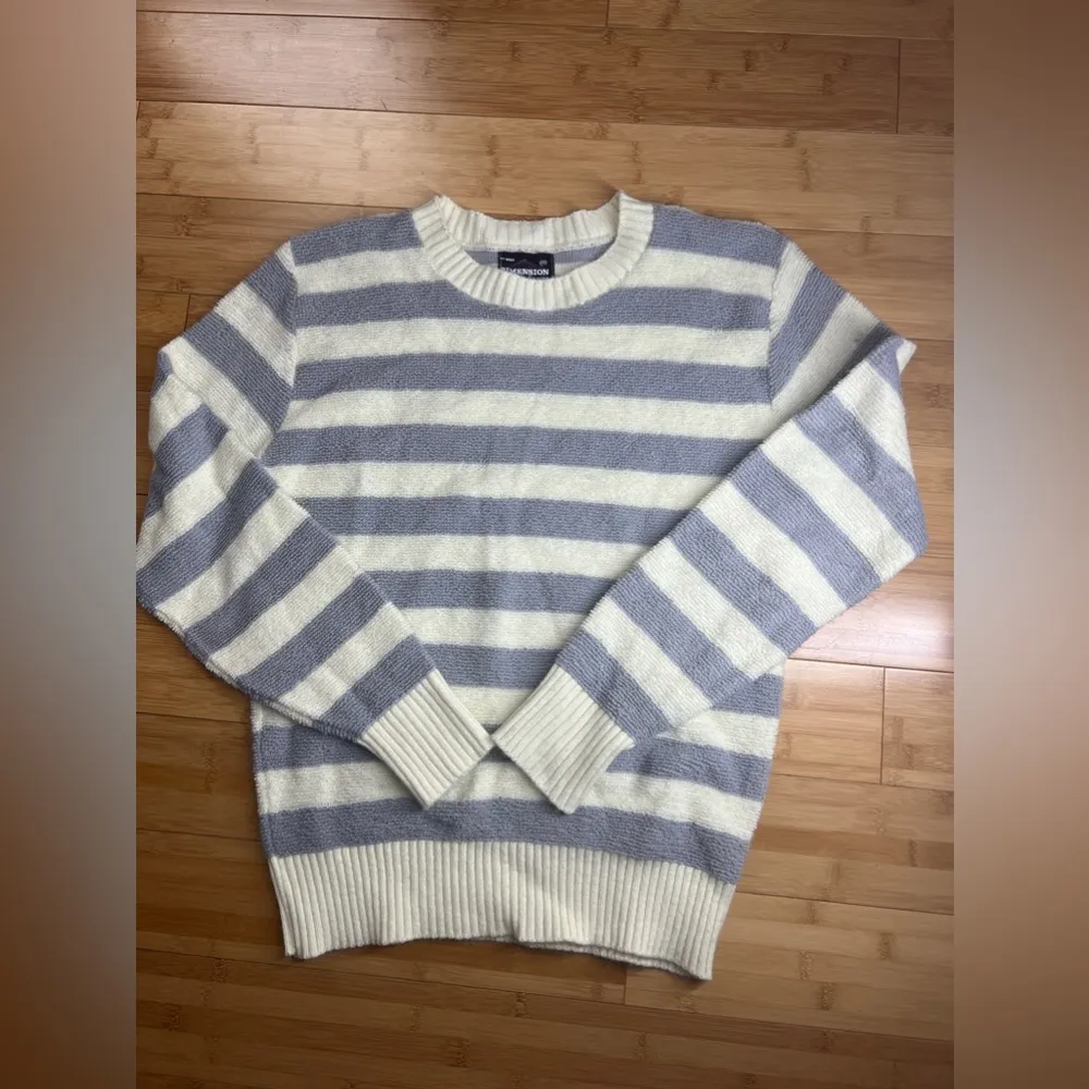 Vintage PulloverDimension By Milford Womens cream &grey|USA Made Crewneck|Size:M Gray Size M - Image 13