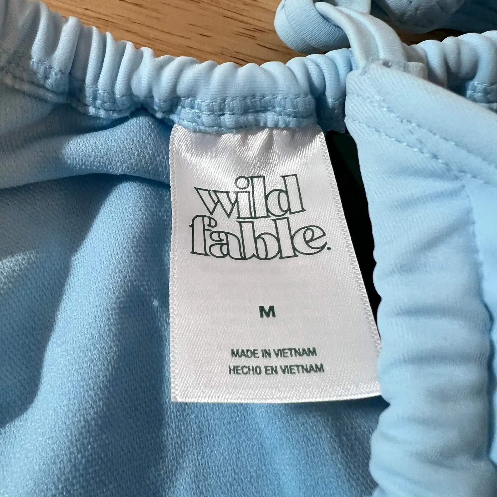 Wild Fable Women's Light Blue Side-Ties Bikini Bottom - Size Medium - NWT - Image 2