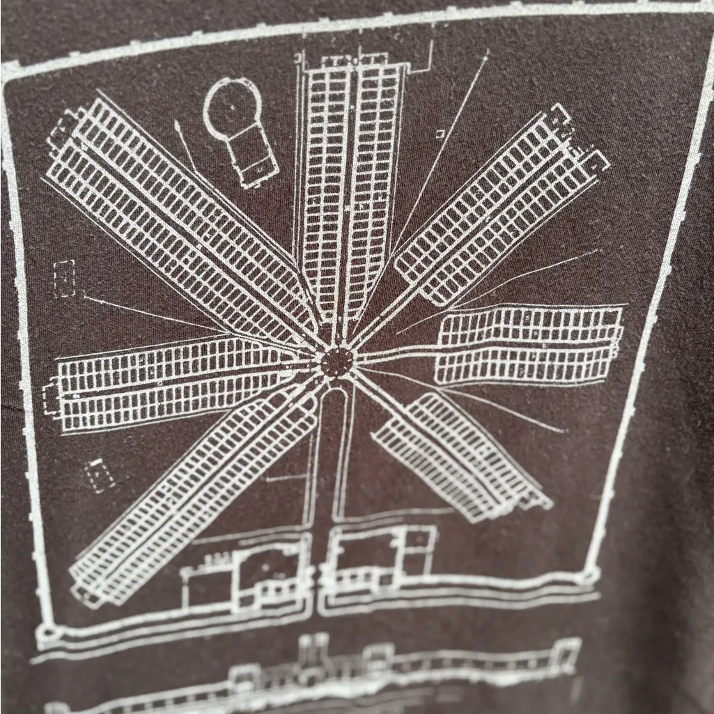 Next Level Apparel Eastern State Penitentiary Black T-Shirt - Image 4