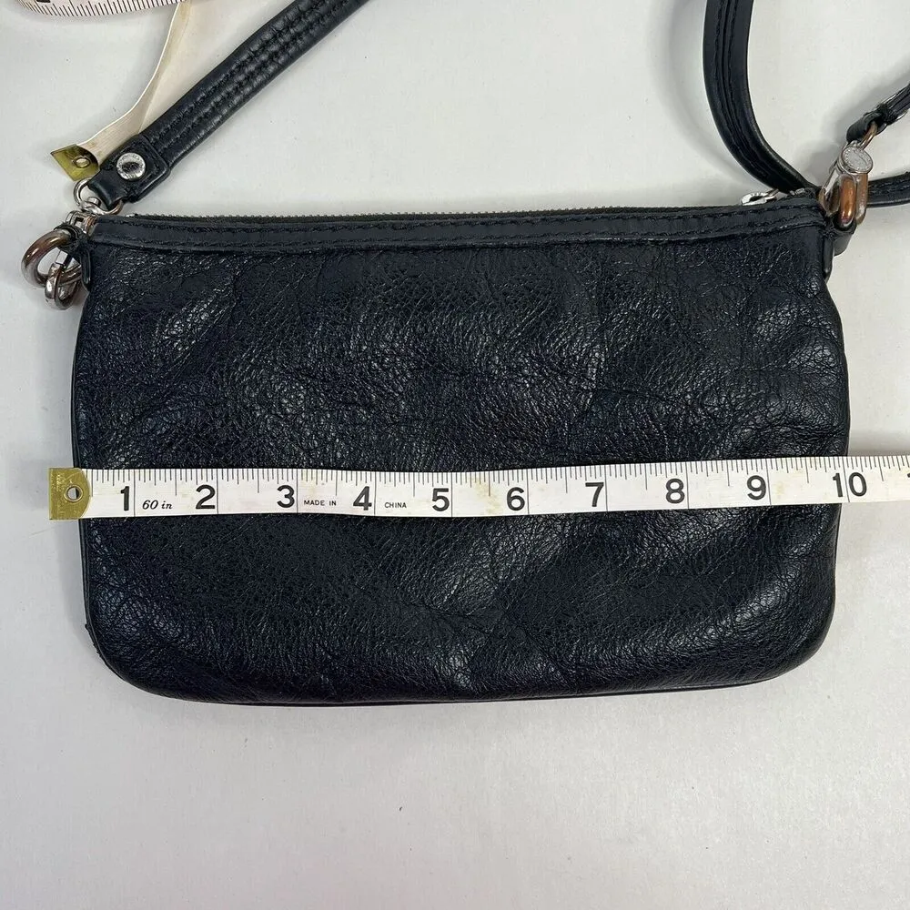 Marc By Marc Jacobs Crossbody Black Pebbled Leather Adjustable Messenger Bag - Image 15