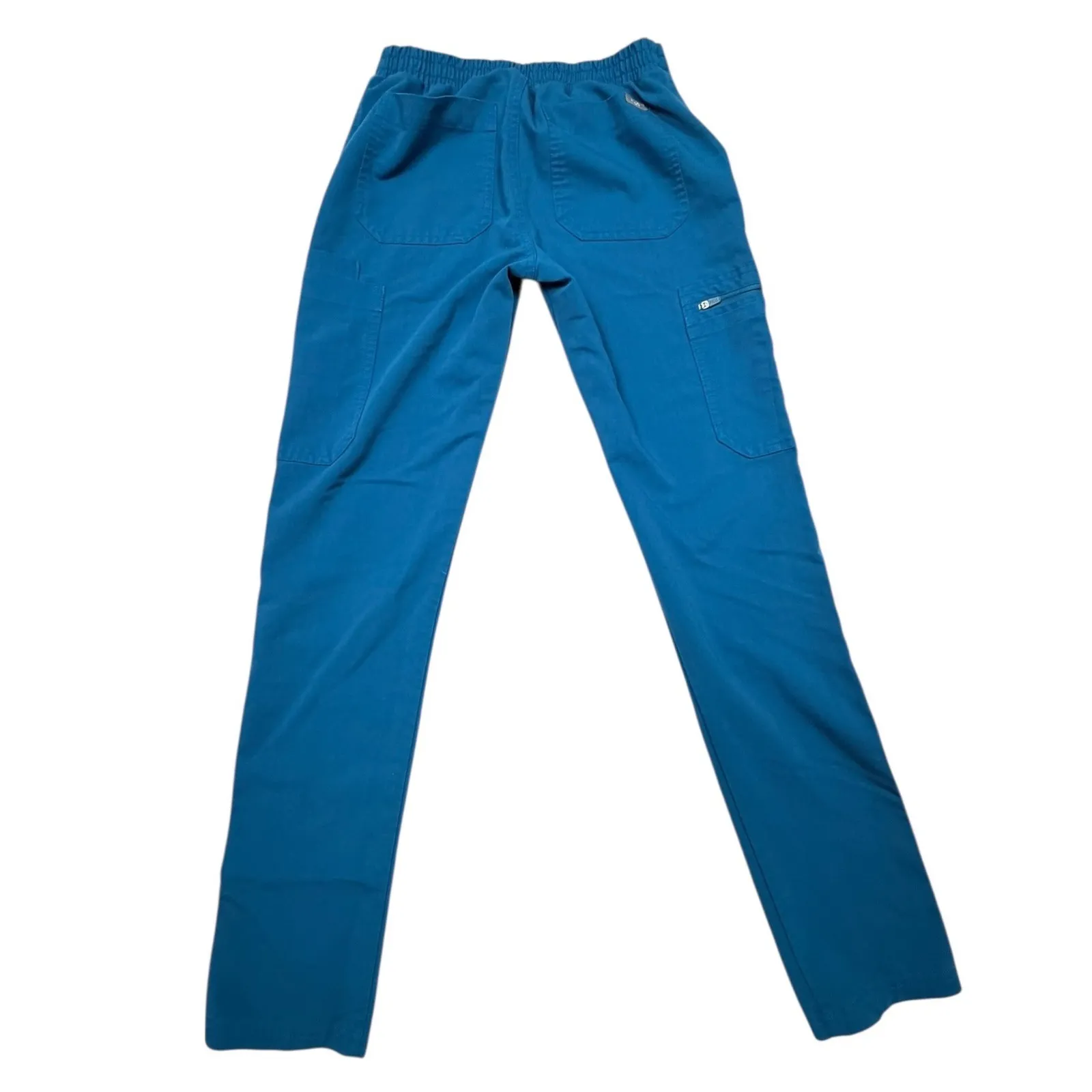 FIGS YOLA Skinny Scrub Pants Women's XXS Alps Blue - Image 3