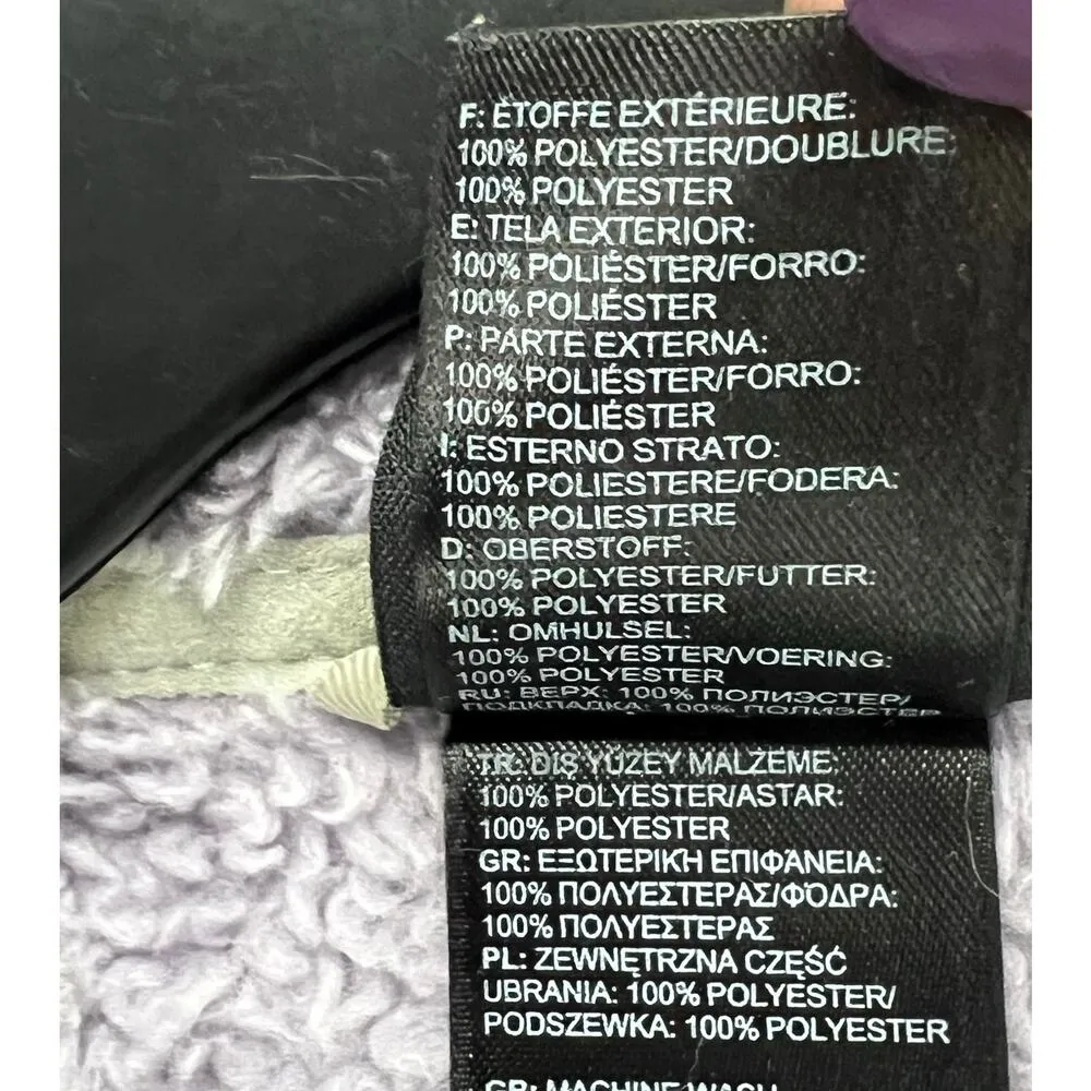 The North Face Osito Fleece Jacket Womens M Purple Full Zip Pockets Outdoors - Image 15