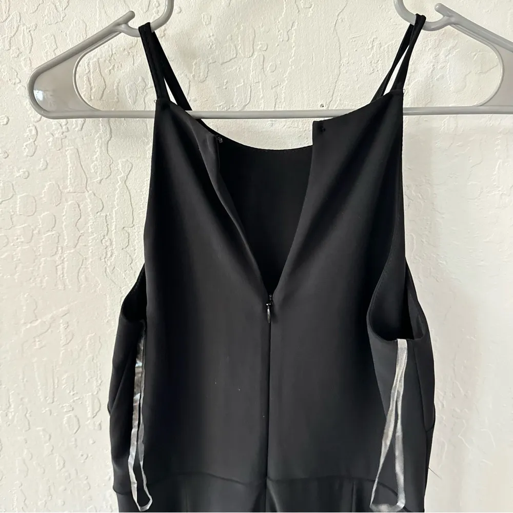 JUMP APPAREL Women’s Junior’s Black Slit Halter Maxi Evening Dress 3\4 Size undefined - Image 4