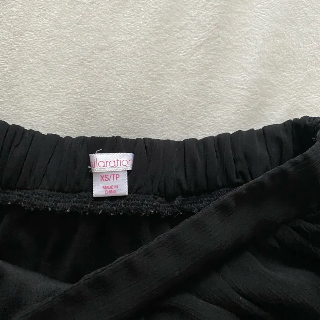 Xhilaration Black Ruffled Mini Skirt - Image 4