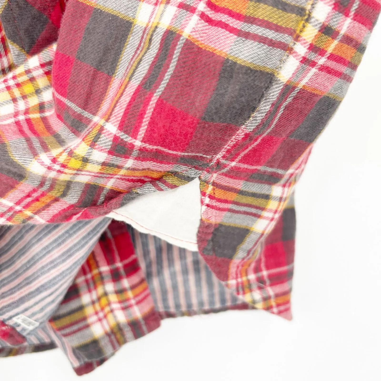 Splendid Mills Womens Western Country Workwear Pearl‎ Snap Flannel Plaid Shirt M Red Size M - Image 6