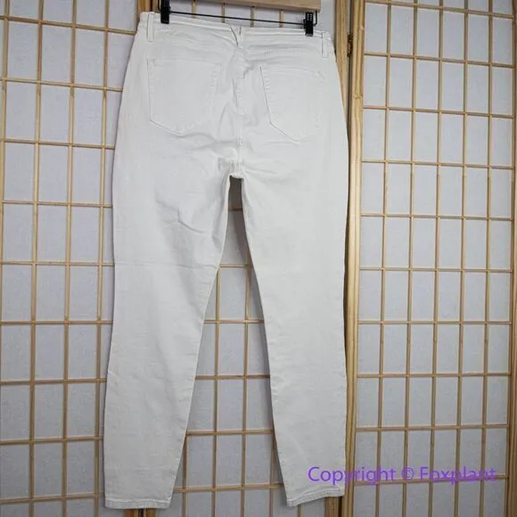 NEW Vineyard Vines Jamie‎ High Rise Skinny Jeans in Ecru, women size 32 - Image 8