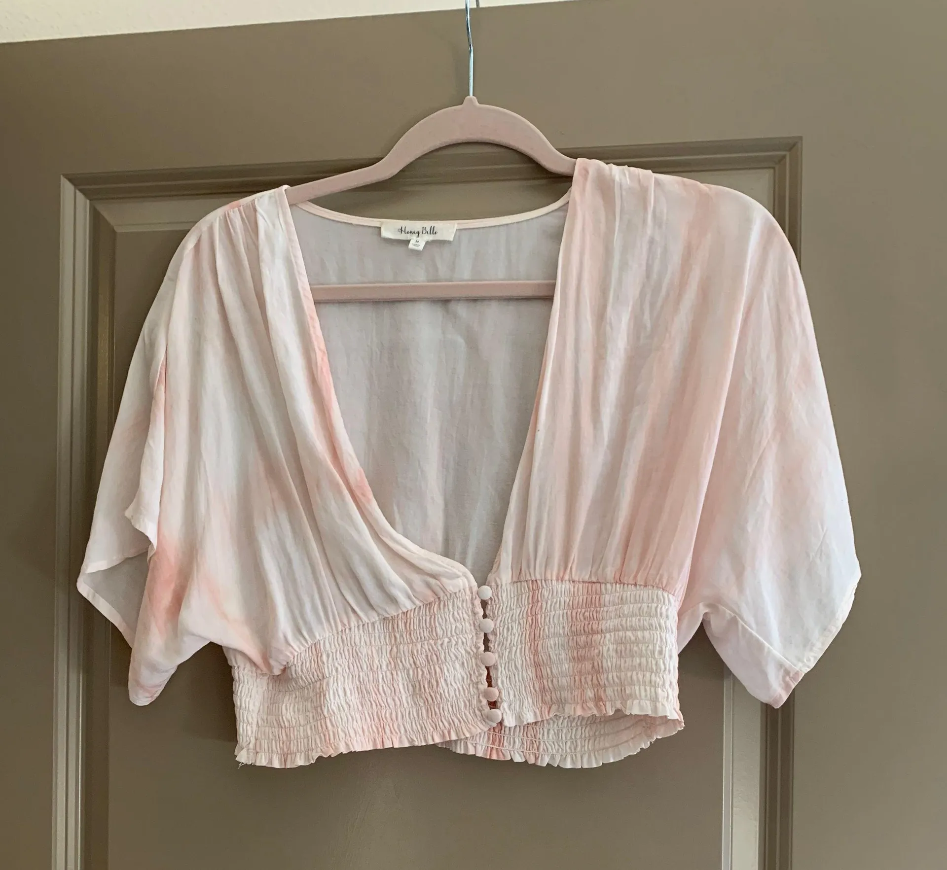 Honey Belle Tie dye crop top - Image 2