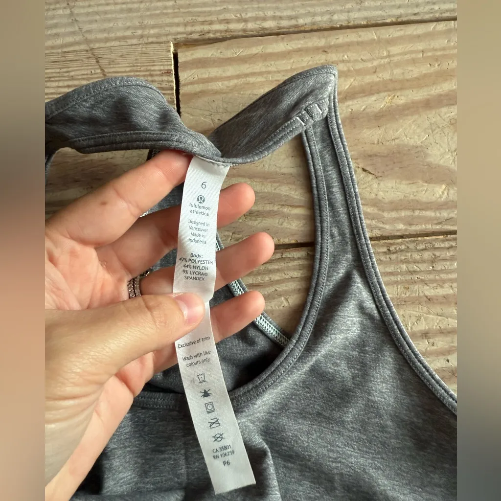 Lululemon cool racer back tank size 6 - Image 2