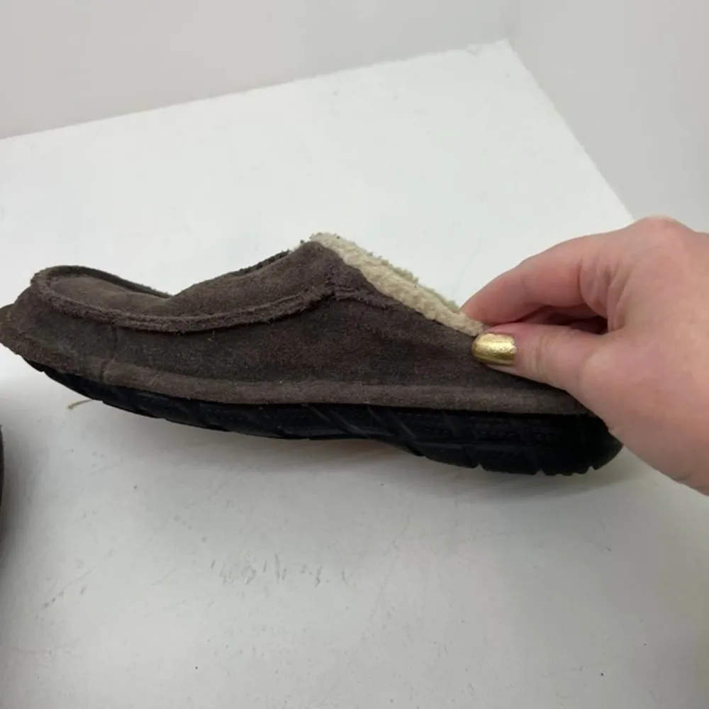 Crocs Unisex Crocassin Espresso Clog Slippers Brown Moc Toe Leather M 5 W 7 - Image 8