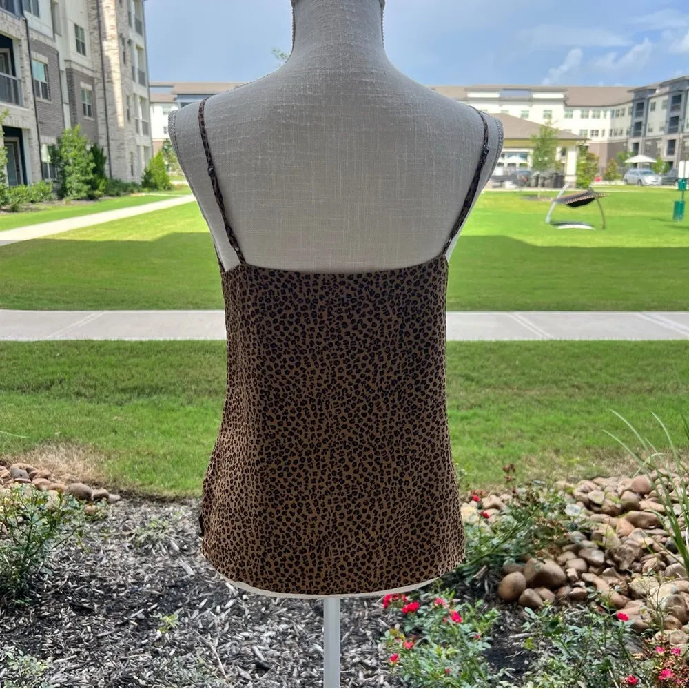 L'Agence L’AGENCE Leopard Print Cami Top - Image 4