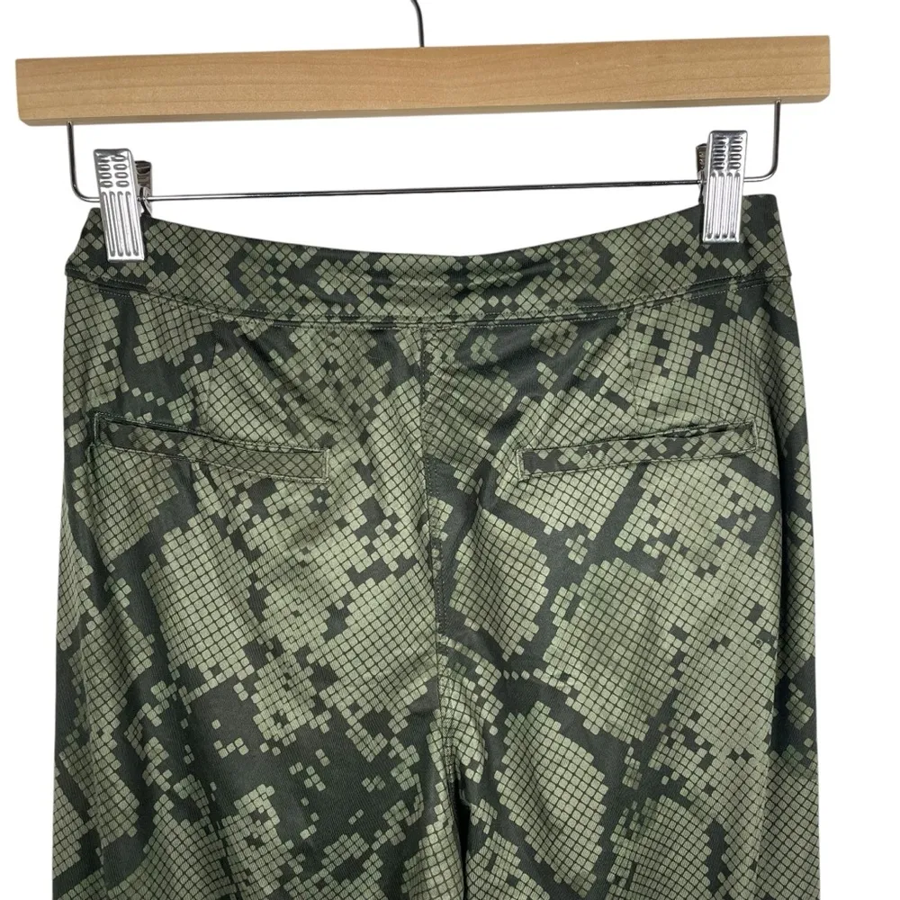 Lululemon Jet Crop Slim Luxtreme Pants Ziggy Snake Fatigue Green Gator Size 4 - Image 12