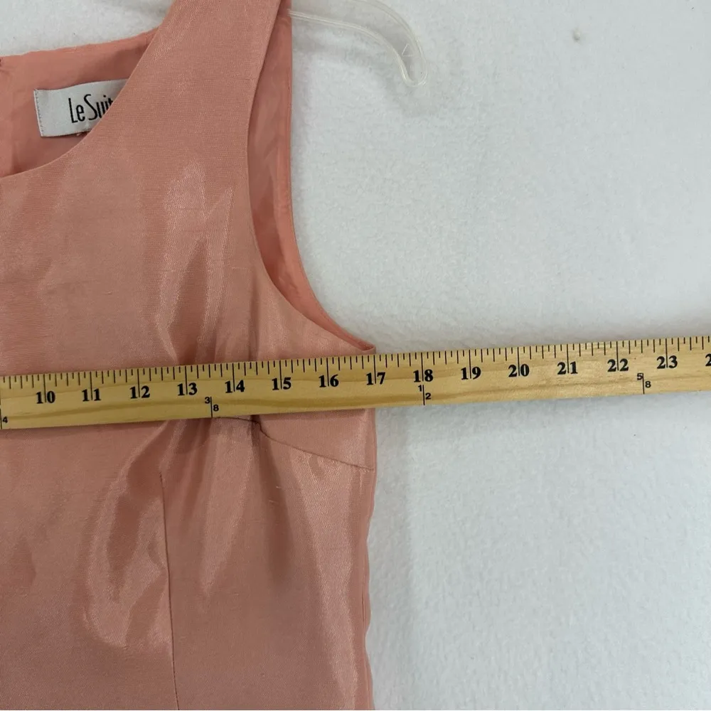 Le Suit A Line Sleeveless Sheath Dress Womens 6 Pink - Image 5