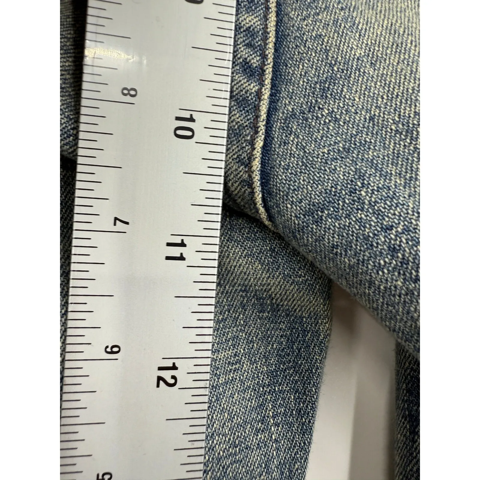 Denim & Supply Ralph Lauren‎ Flare Jeans Womens 27 Button Fly Distressed - Image 8