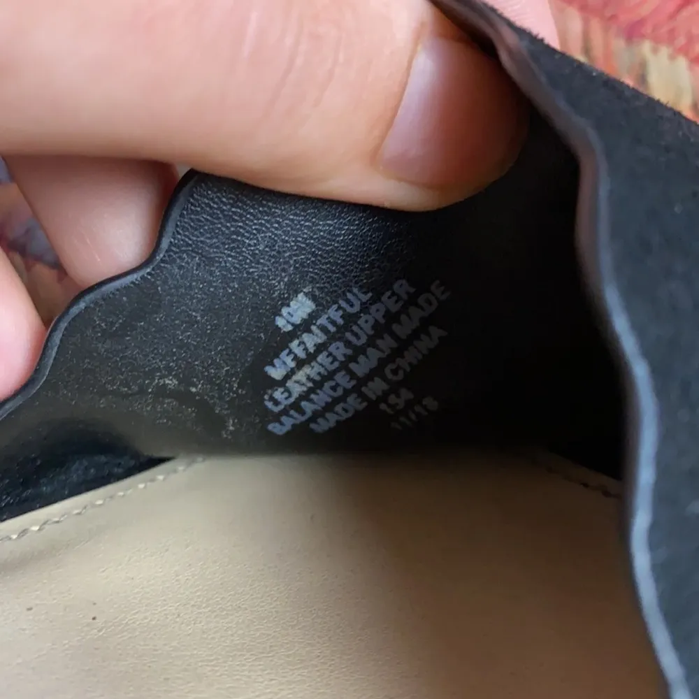 MARC FISHER BLACK SUEDE WEDGE SANDALS PLATFORM BUCKLE - Image 5