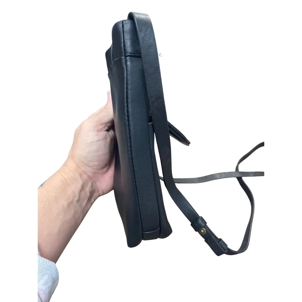 Radley London Authentic Womans Black Leather Mallow Phone Crossbody SKU 9554 - Image 9