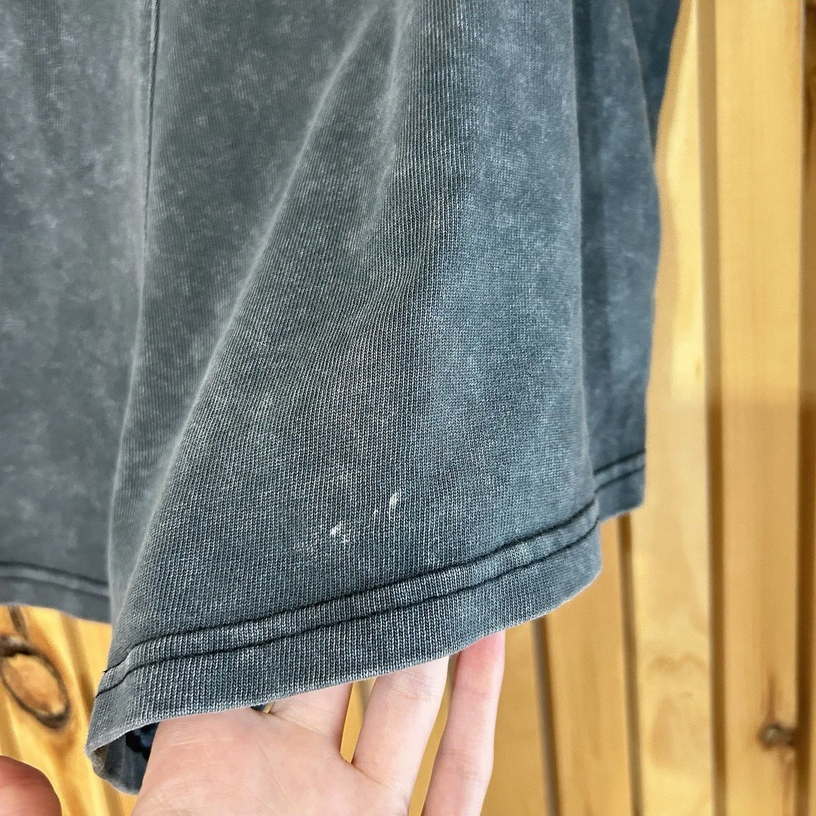 Nike Sportswear Washed Boxer Style Sweat Shorts Grey Size Large Casual Retro - Image 7