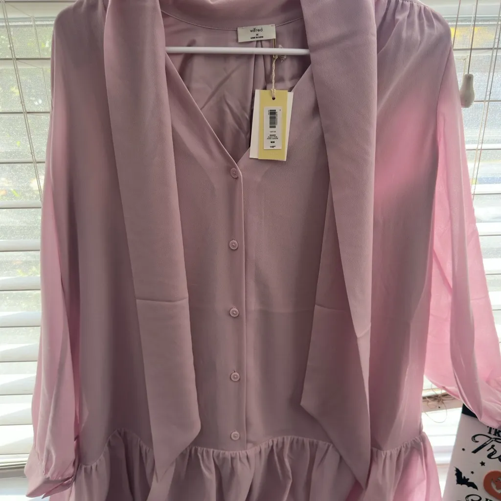 Aritzia Light Pink Mini Dress - Image 3