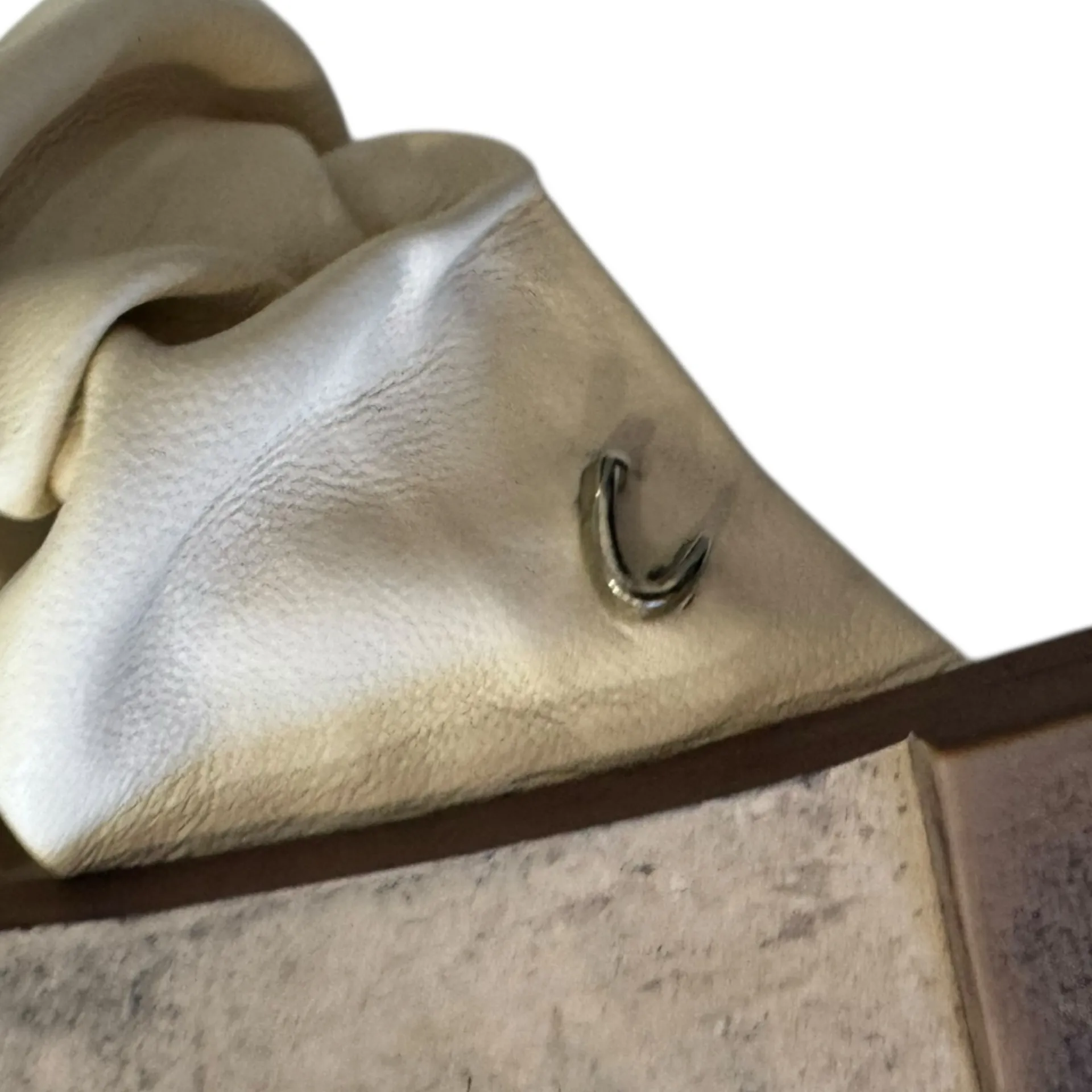 Circus NY by Sam Edelman Iggy slide sandals ivory ruched straps square toe Sz 6 - Image 11