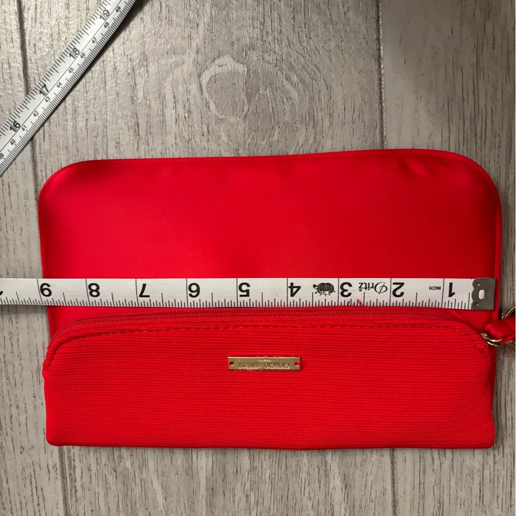 Giorgio Armani Beauty Red Clutch | Free Brooch Included - Image 16