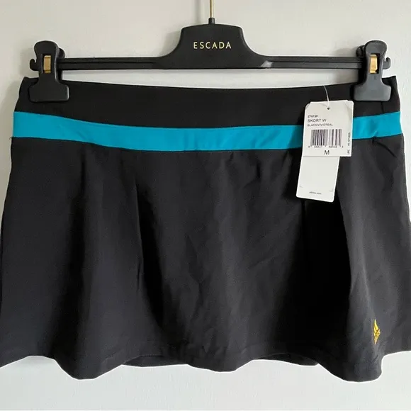 BNWT Adidas black and baby blue skort size M - Image 1