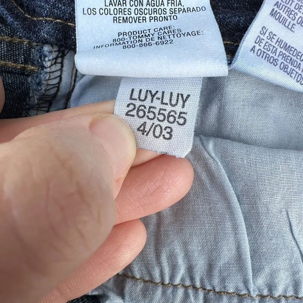 Vintage Y2K Tommy Jeans Bootcut Low Rise Jeans No Seat Pockets Junior’s Size 11 - Image 8