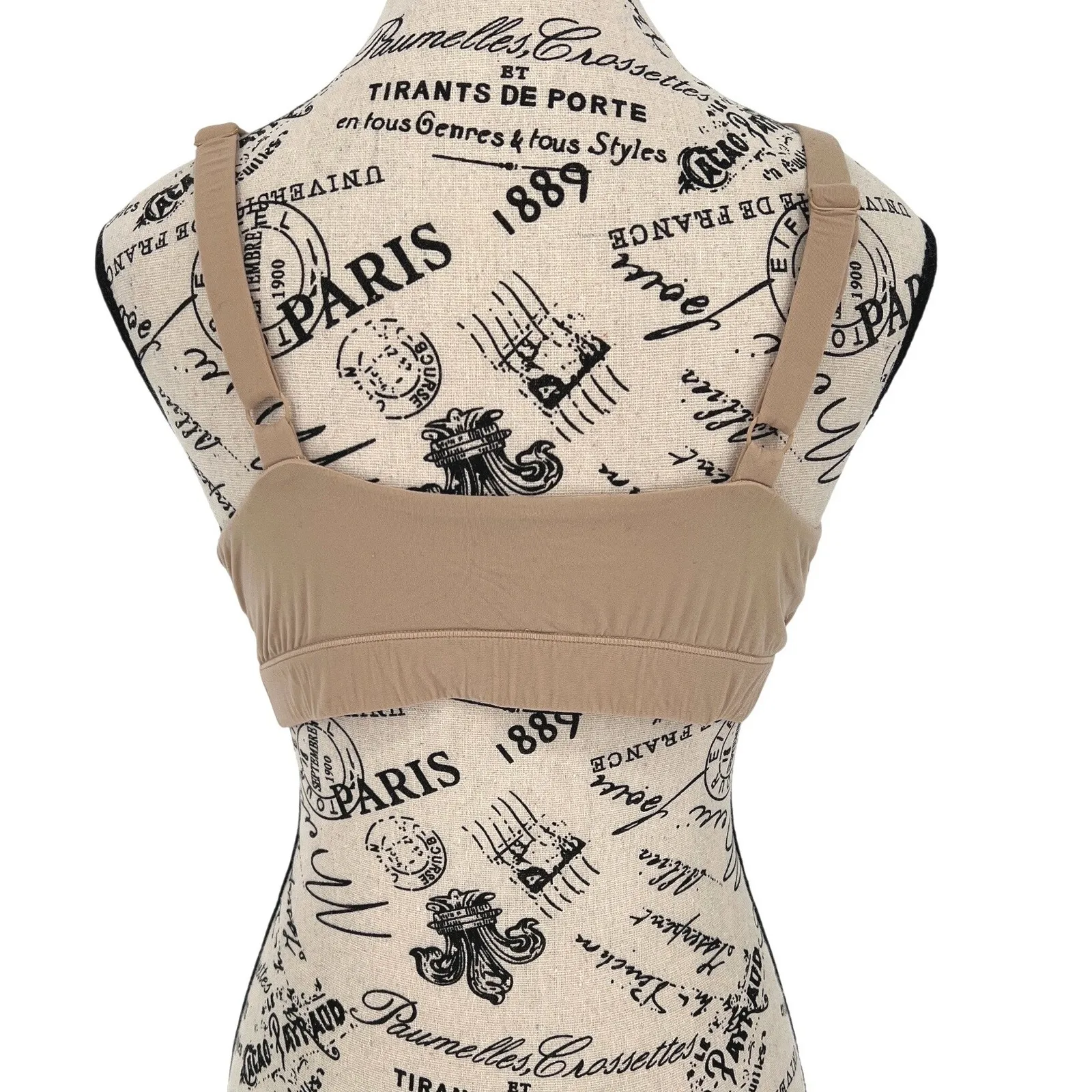 Skims Fits Everybody Crossover Bralette 2X Tan Nude Wireless EUC - Image 5