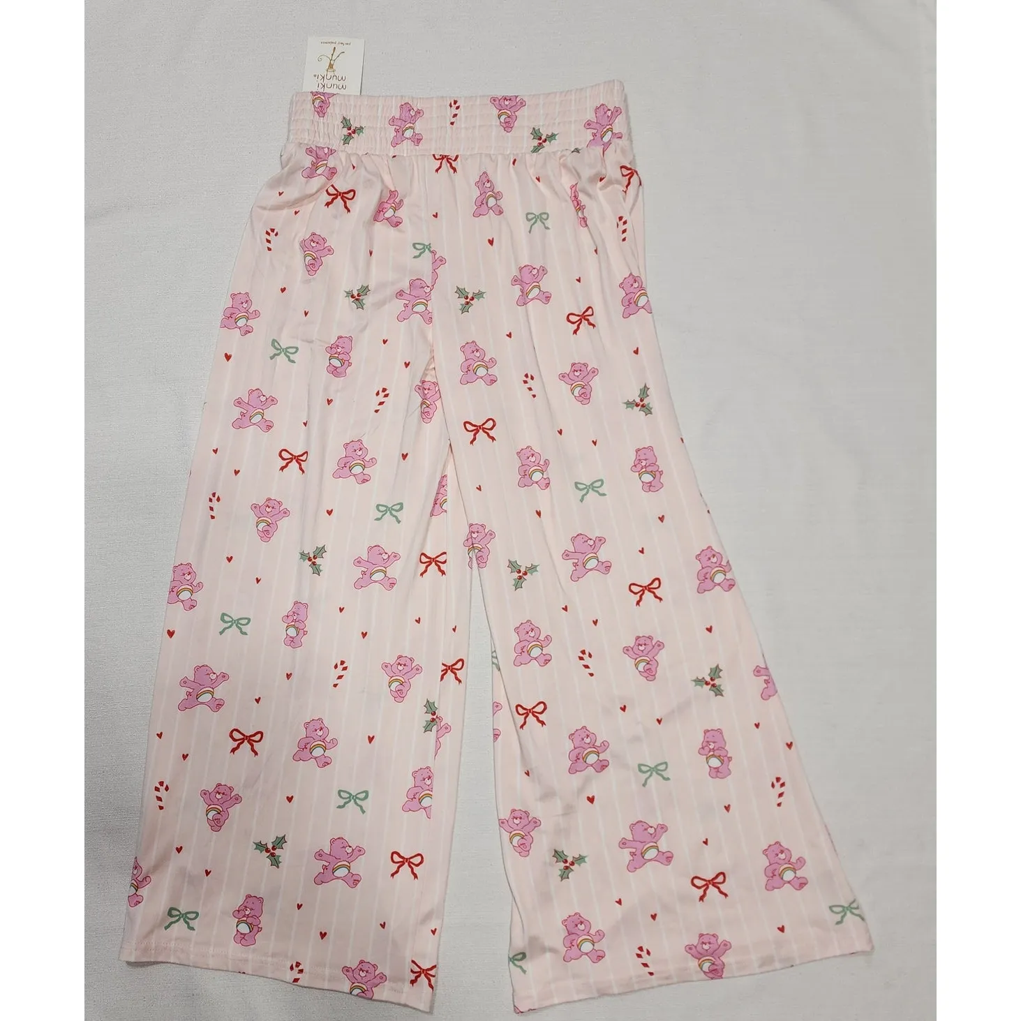 Care Bears Christmas pajamas women medium NWT Pink - Image 6