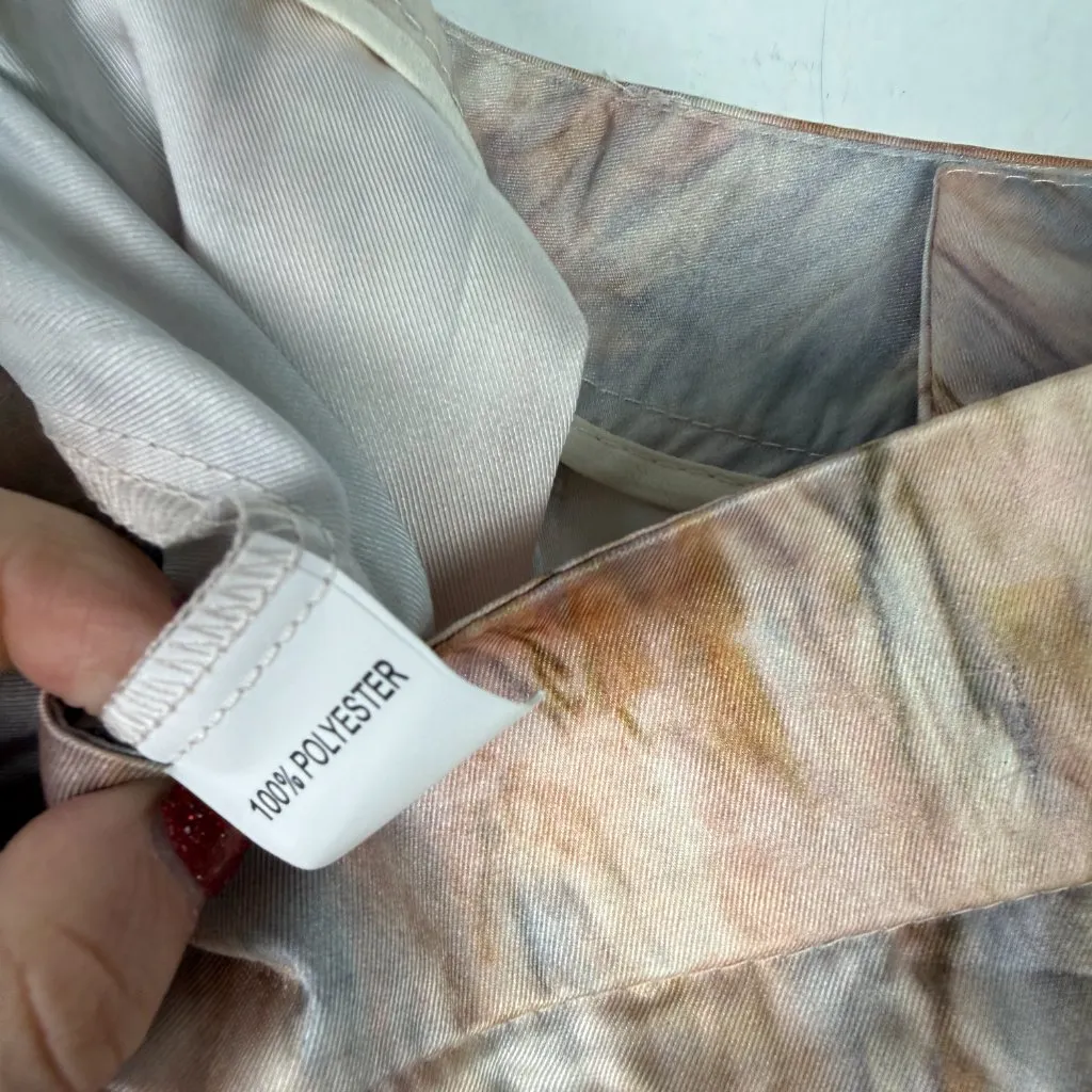 NWT Micas Marble Print High Waisted Full-length Straight Leg Pants Size XL NEW - Image 10