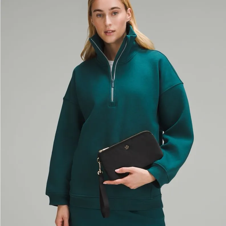 lululemon athletica Black Wristlet with Gold Accents - Image 2