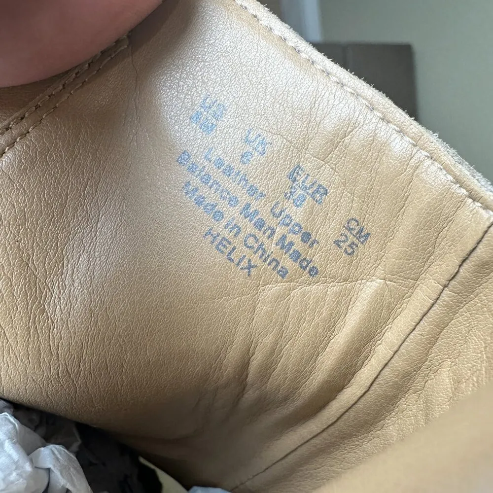 Franco Sarto Helix Nubuck Ankle Boots Block Heel Shooties Open Toe Pumps Size 8 - Image 9