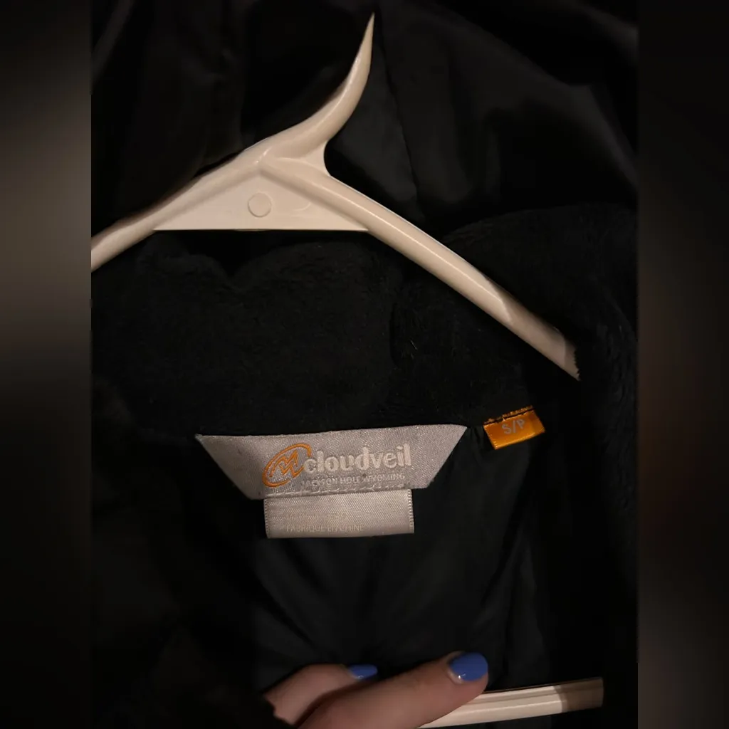 Cloudveil Quilted Winter Jacket Black - Image 6