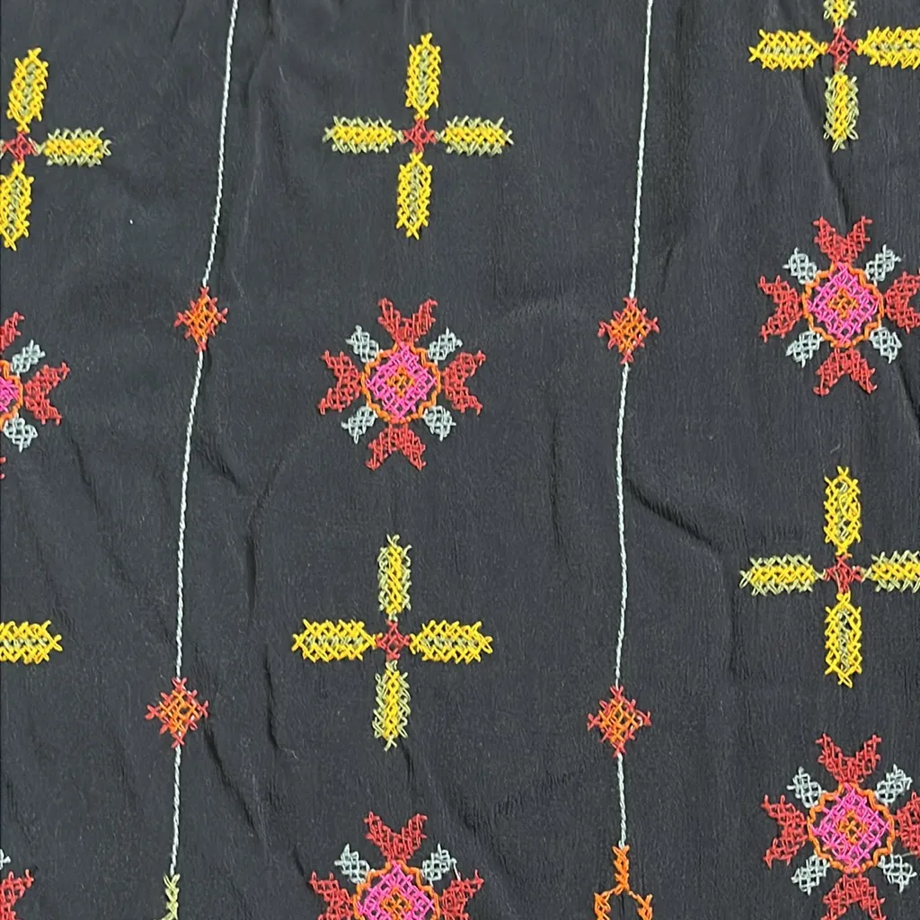 Monsoon Embroidered tunic dress in lenzing ecovero blue, size small - Image 15