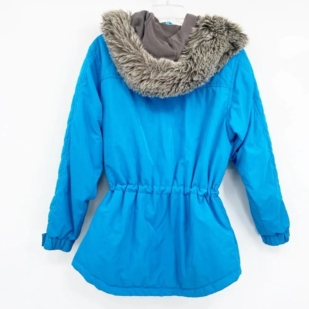 VINTAGE LL BEAN Blue Hooded Parka - Image 93