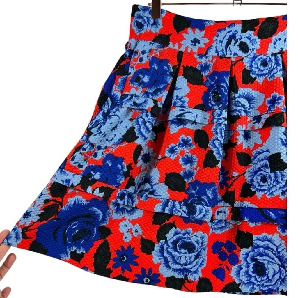 Anthropologie HD in Paris Lyanna Floral Skirt Size Small Feminine‎ Colorful - Image 7