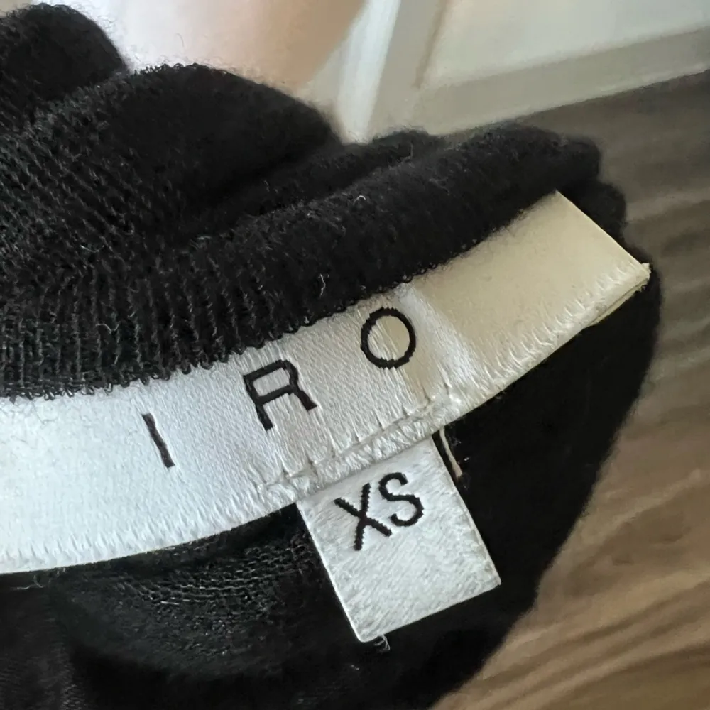 IRO Black long Short Sleeve Tee - Image 5