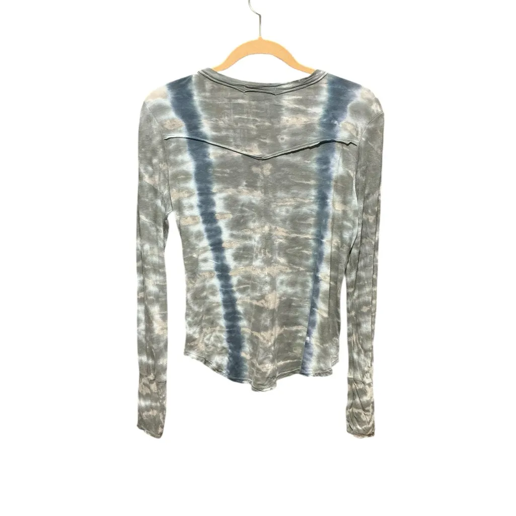 YOUNG FABULOUS & BROKE Tie Dye Tee M 19.5” p2p Gray Multi $88 Retail NWOT - Image 5