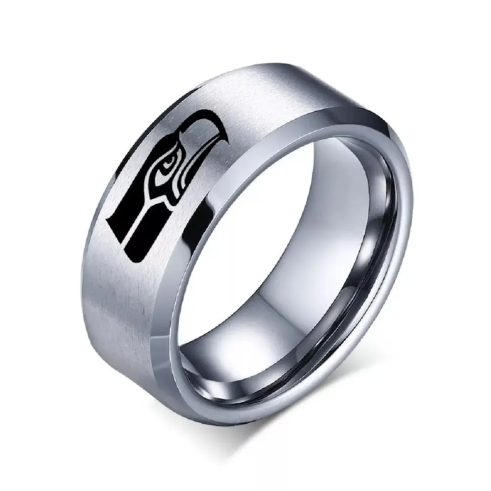 Seattle Seahawks Silver Ring - Image 6