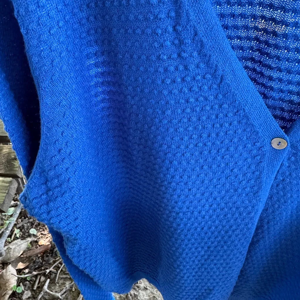 Draper James Royal Blue Knit Sweater - Image 4