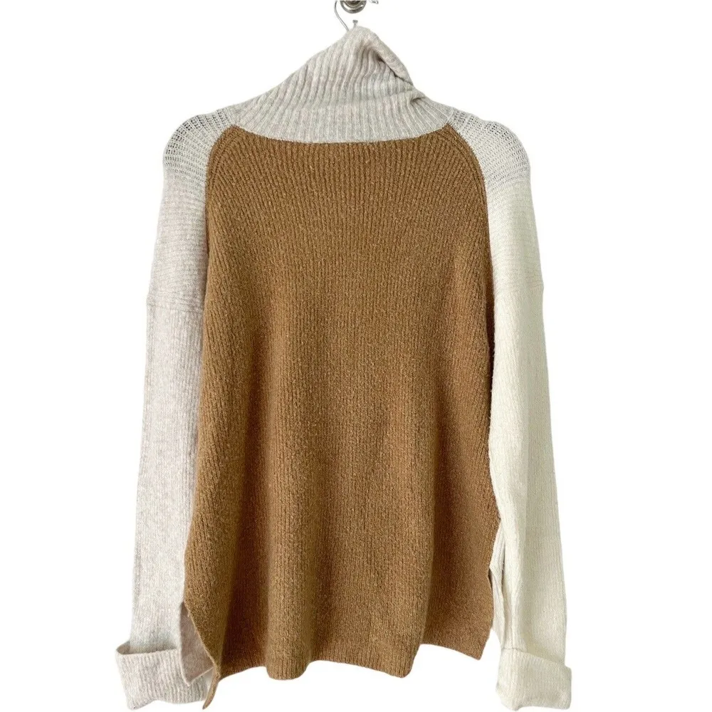 NWT French Connection Flossy Soft Turtleneck Ribbed Wool Blend Sweater Sz XS - Image 4