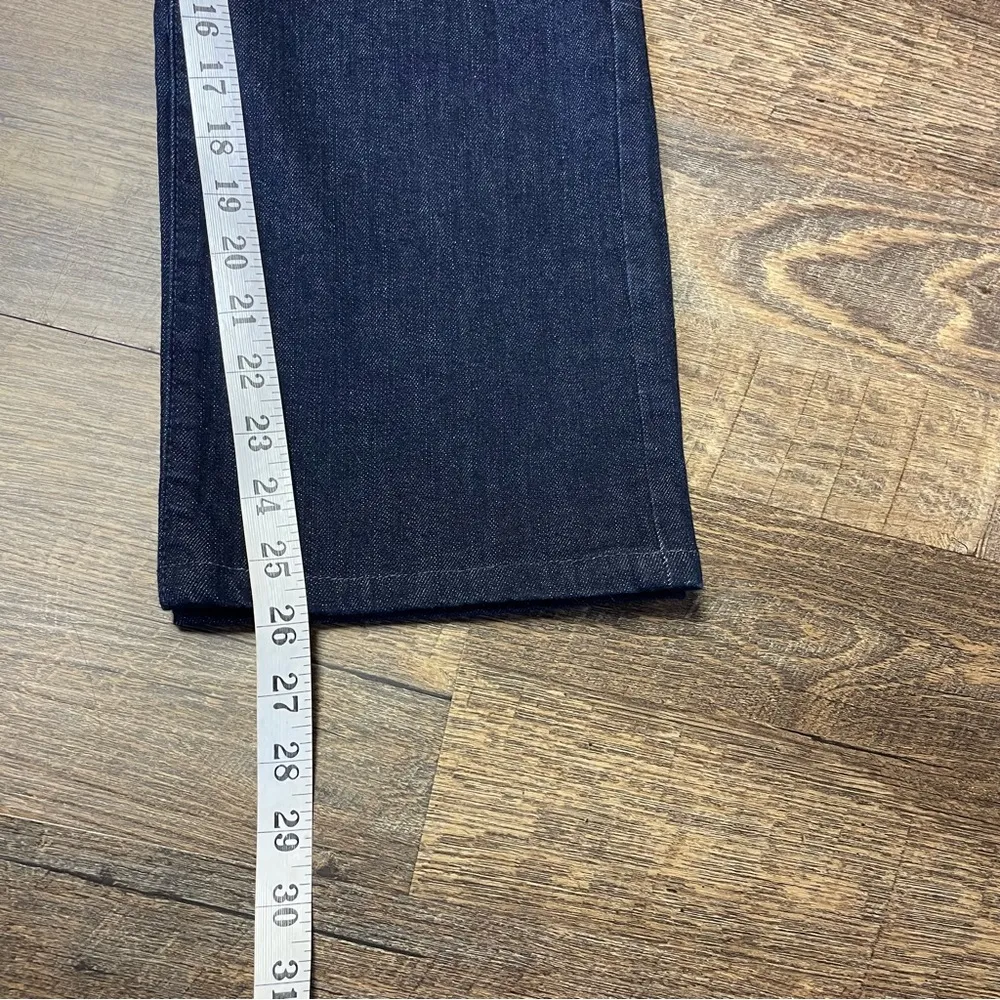 Talbots Jeans Women 10/30 Blue Curvy Fit Straight Leg Ankle Crop Denim Dark Blue - Image 7