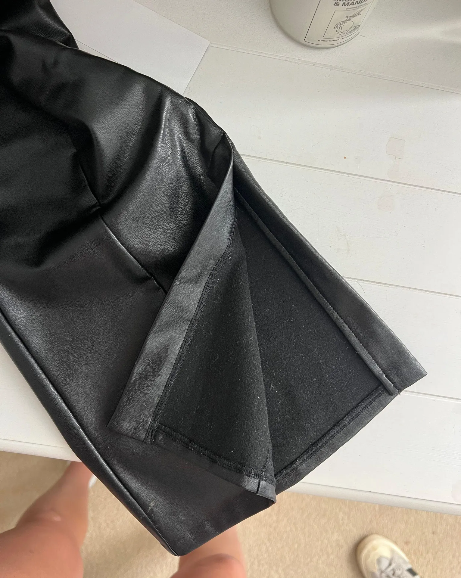 Abercrombie Vegan Leather Pants - Image 5