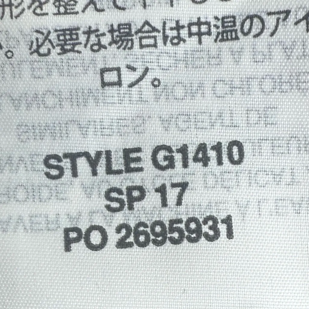 J Crew Michael De Feo Striped T-shirt Blue Floral Cotton Long Sleeve W1765 Sz XS - Image 9